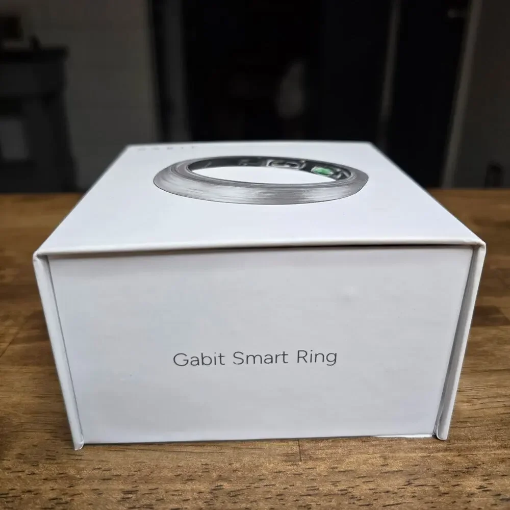 Gabit Smart Ring Wearable Health Tracker Silver Smart‎ Fitness Ring w/Box size14